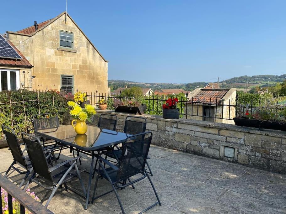 The Terrace - Annexe With Views Apartment Bathford Bagian luar foto